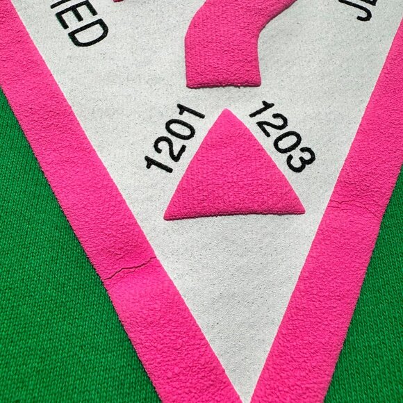 Guess USA x Jon & Vinny's Italian Green Hoodie Sweatshirt Made in USA Medium NEW - Picture 12 of 12